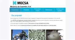 Desktop Screenshot of mecsa.org
